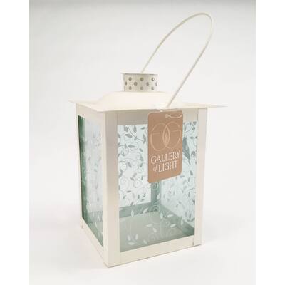 White Candle Lantern