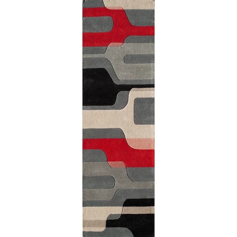 Momeni Delhi Hand Tufted Wool Abstract Area Rug