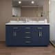 Option Dark Blue / Giotto Quartz Top / Brushed Gold