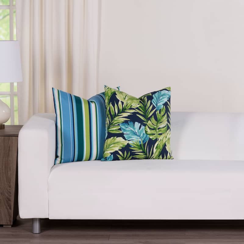 Sis Covers Solarium Striped Indoor/ Outdoor Accent Pillow