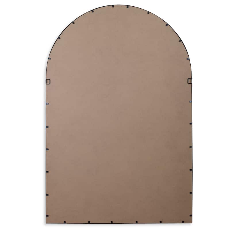 Uttermost Grantola Black Arch Iron Mirror