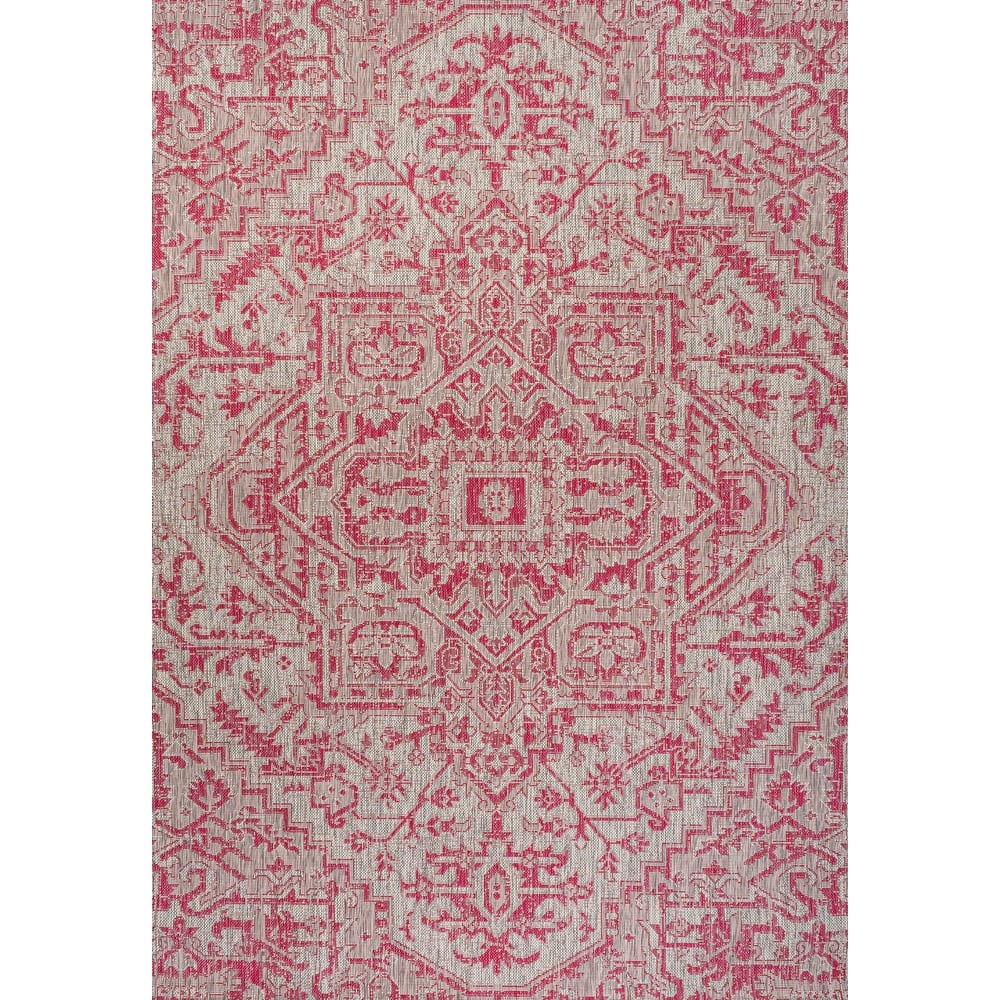 JONATHAN Y Charleston Medallion Indoor/Outdoor Area Rug