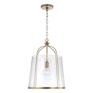Madison 1-light Pendant w/Clear Seeded Glass