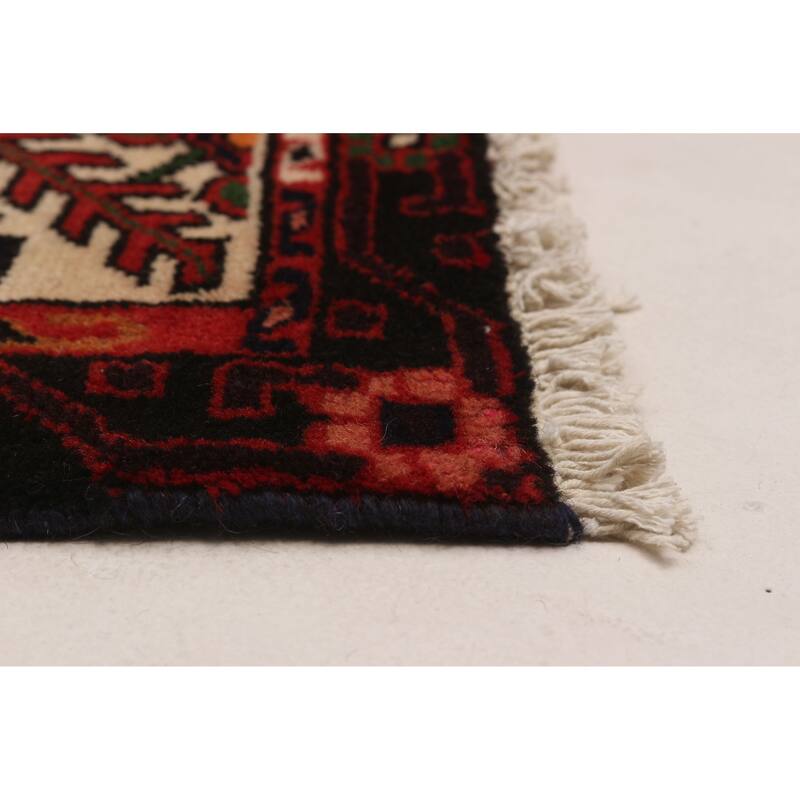 ECARPETGALLERY Hand-knotted Andelz Red Wool Rug - 4'8 x 7'1
