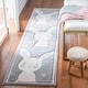 preview thumbnail 5 of 36, SAFAVIEH Carousel Kids Njomeza Bunny Rug Grey/Ivory - Runner - 2'  x  8'