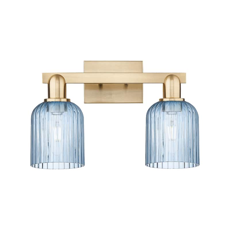 Innovations Lighting Downtown Urban - Bridal Veil - 2 Light 16" Bath Vanity Ligh
