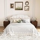 preview thumbnail 35 of 40, COSIEST Modern Brown Nightstand with Drawers