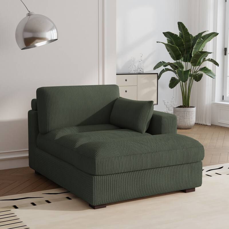 Left and Right Sectional Sofa Set Chaise Lounge Sofa Chair