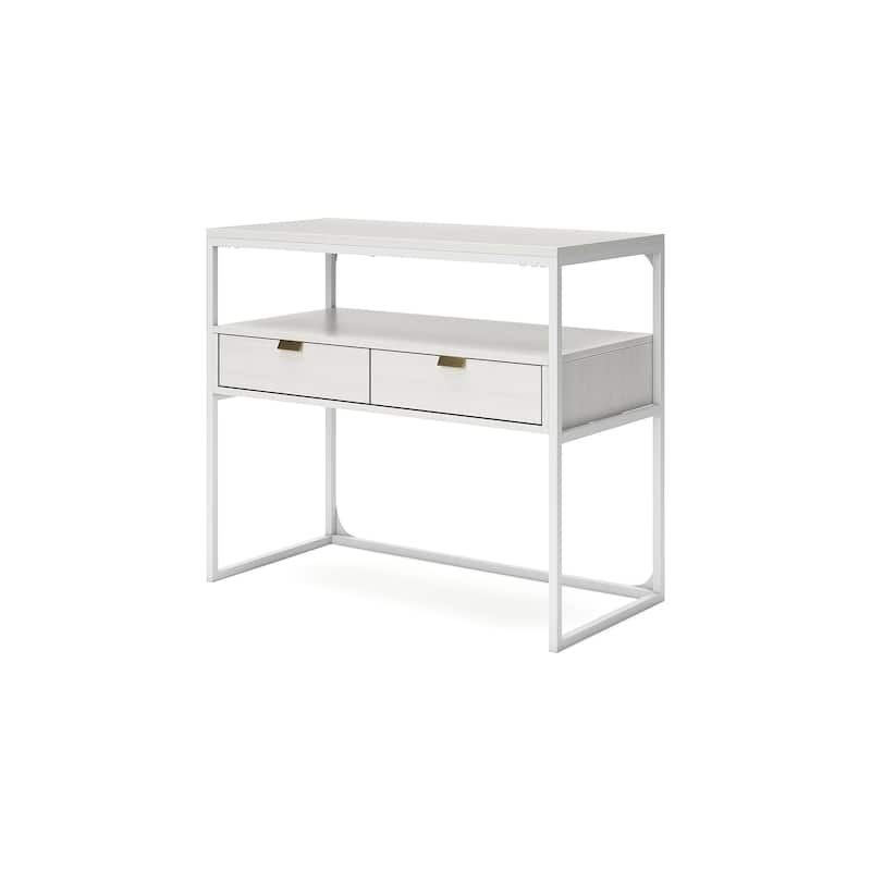 Signature Design by Ashley Deznee White Credenza - 36"W x 18"D x 31"H