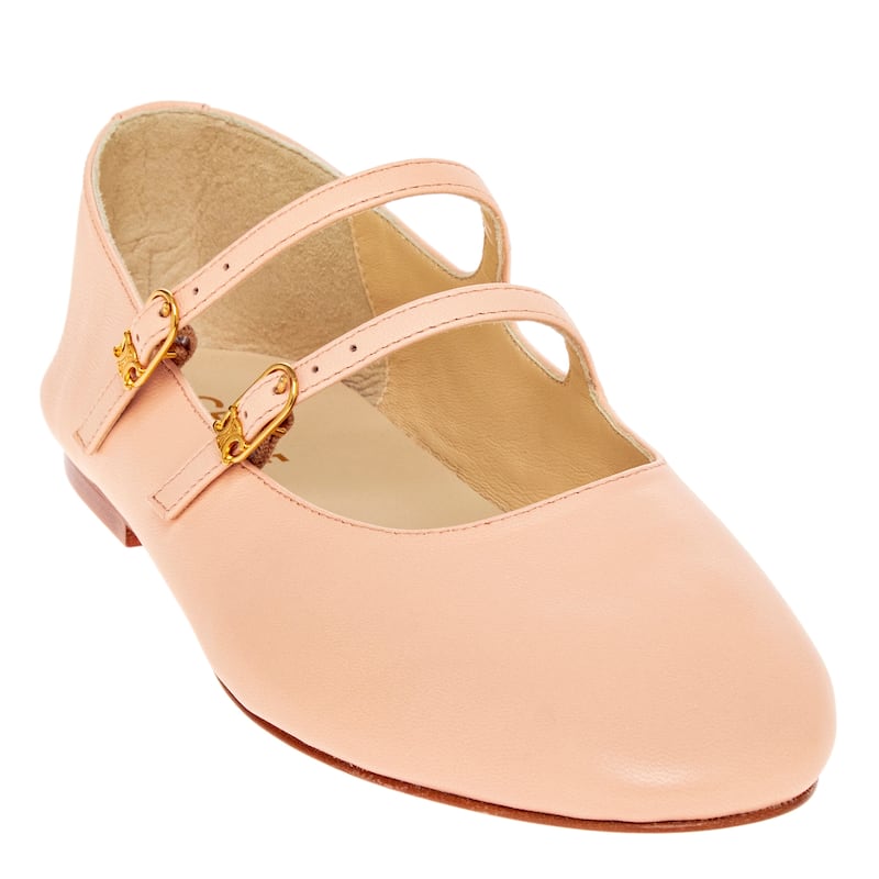 Celine Les Ballerines Double Strap Flats - 37 EU