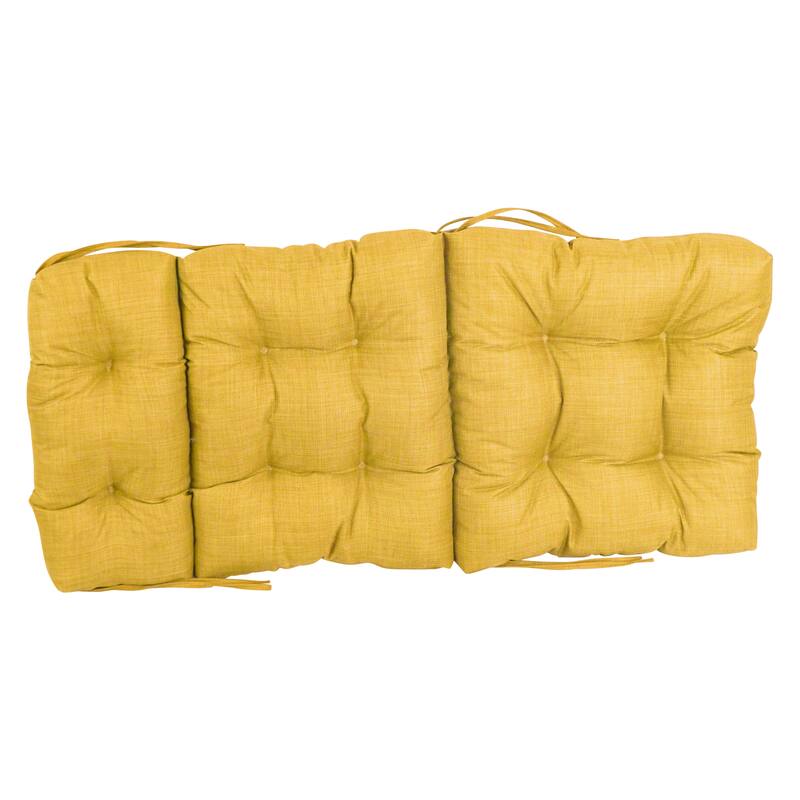 Multi-section Tufted Outdoor Seat/Back Chair Cushion (Multiple Sizes)