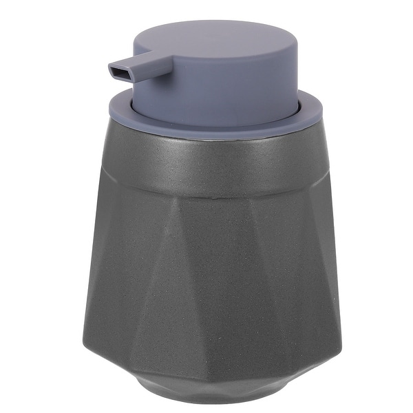 TOOZFO Ceramic Foaming Soap Dispenser – 12 Oz, Easy-Press Large Pump, Reusable For Shampoo, Dish Soap, Bathroom Kitchen