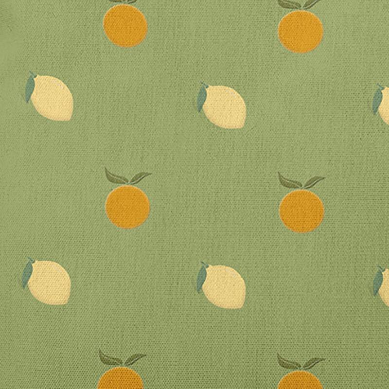 Oranges and Lemons Pattern Decorative Throw Pillow