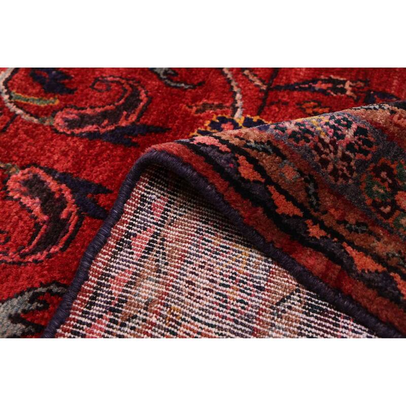 ECARPETGALLERY Hand-knotted Anadol Red Wool Rug - 3'6 x 13'0