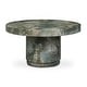 preview thumbnail 2 of 15, Poly & Bark Treso Round Concrete Coffee Table with Marble Finish