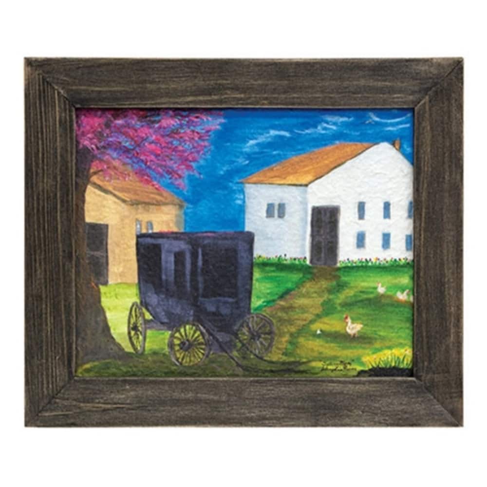 Spring Glory Textured Framed Print Farmhouse Wall Art - 13” x 0.50” x 11”