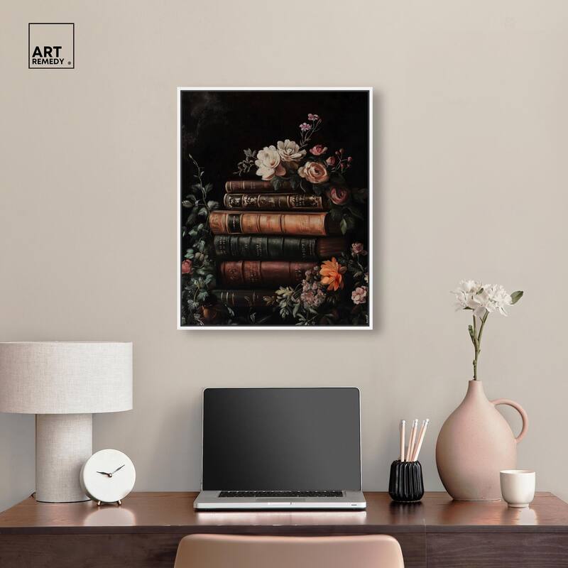Stacked Wisdom Canvas by Art Remedy