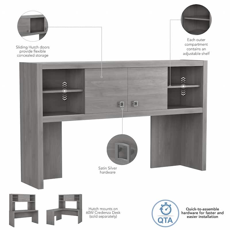 Echo 60W Hutch by Bush Business Furniture