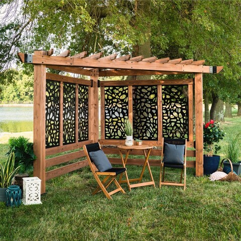 Backyard Discovery Pebble Verona Cabana Pergola