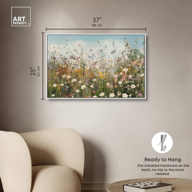 Glimmering Glade Garden III Canvas by Art Remedy