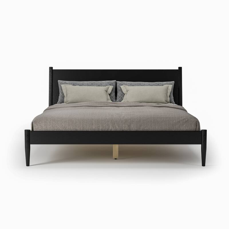 Mid-Century Panel Bed