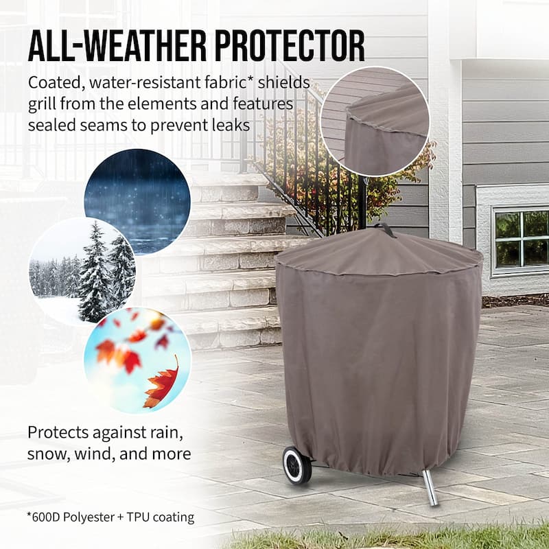 Hoan BBQ Round Grill Cover - 30 In