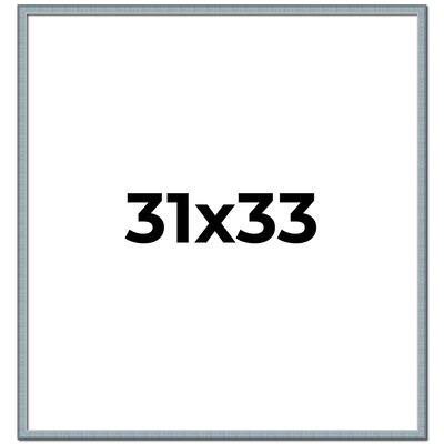 31x33 Frame Rustic Sky Blue Solid Wood Picture Frame | 0.75 Inch