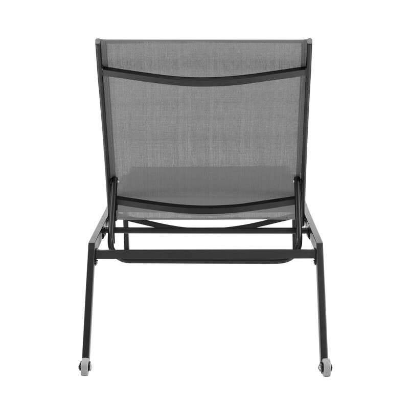 Corvus Torino Adjustable Sling Fabric Patio Chaise Lounge