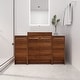 preview thumbnail 117 of 125, BNK 24/36/48/60 Inch Bathroom Vanity with Sink, Freestanding Bathroom Vanity with Soft Close Doors and Adjustable Shelf 48"x18" - BRE110