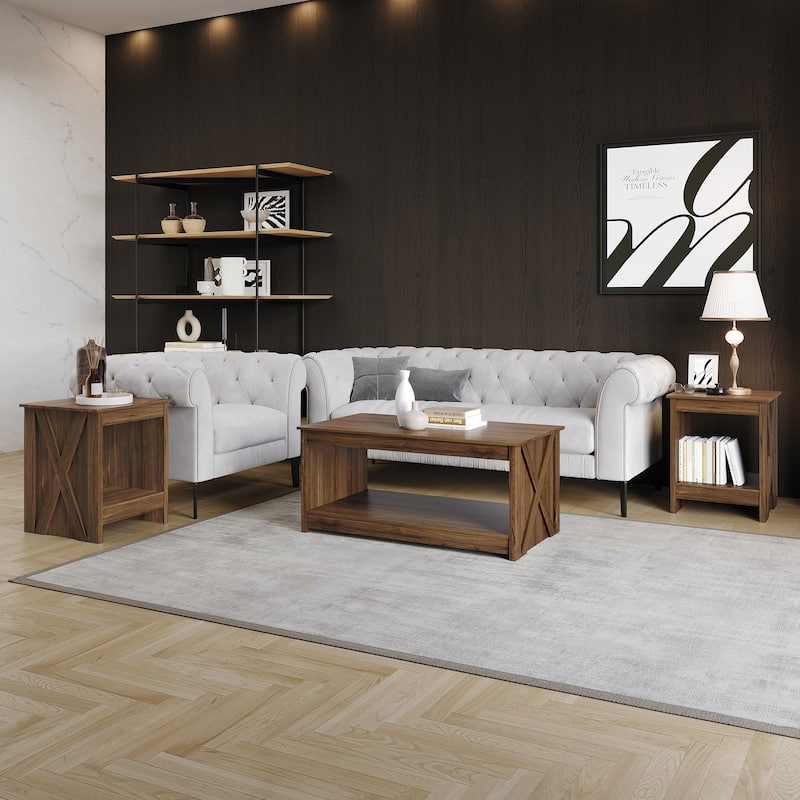 CraftPorch Contemporary Coffee Table Set