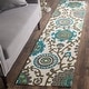 preview thumbnail 3 of 46, SAFAVIEH Handmade Cedar Brook Izetta Modern Cotton Rug 2' x 6' Runner - Ivory/Light Blue
