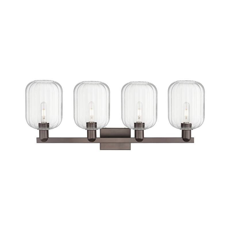 Innovations Lighting Downtown Urban - Preston - 4 Light 36" Jar Shade Bath Vanity Light