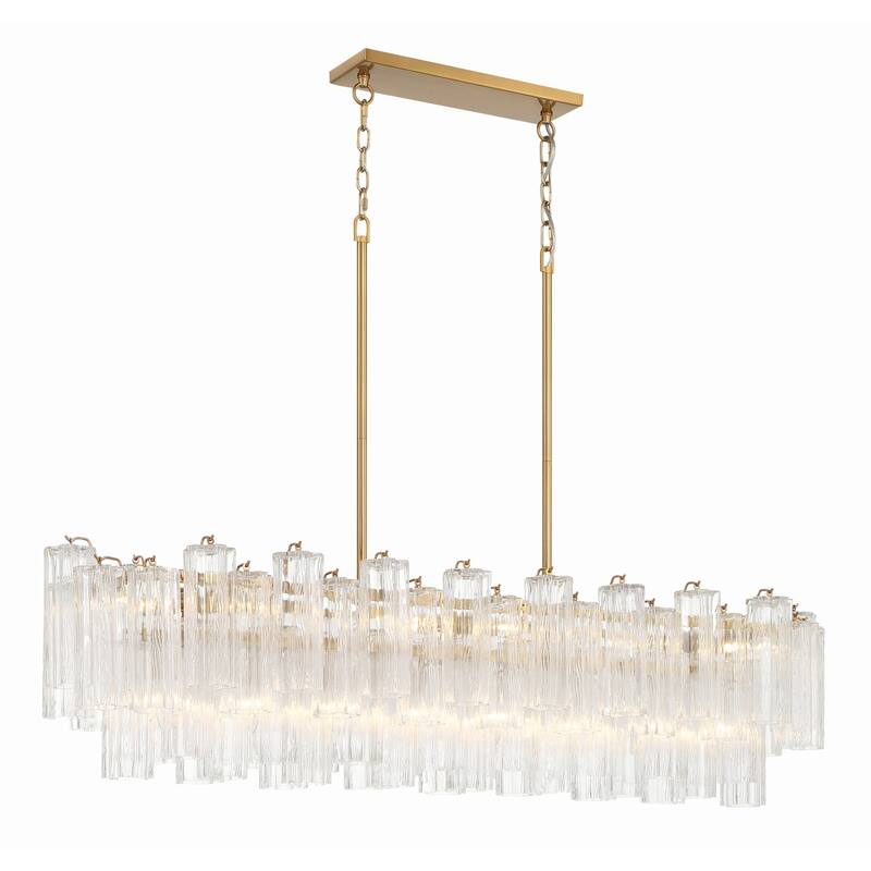 Crystorama Lighting Group ADD-317-CL Addis 14 Light 52" Wide Crystal