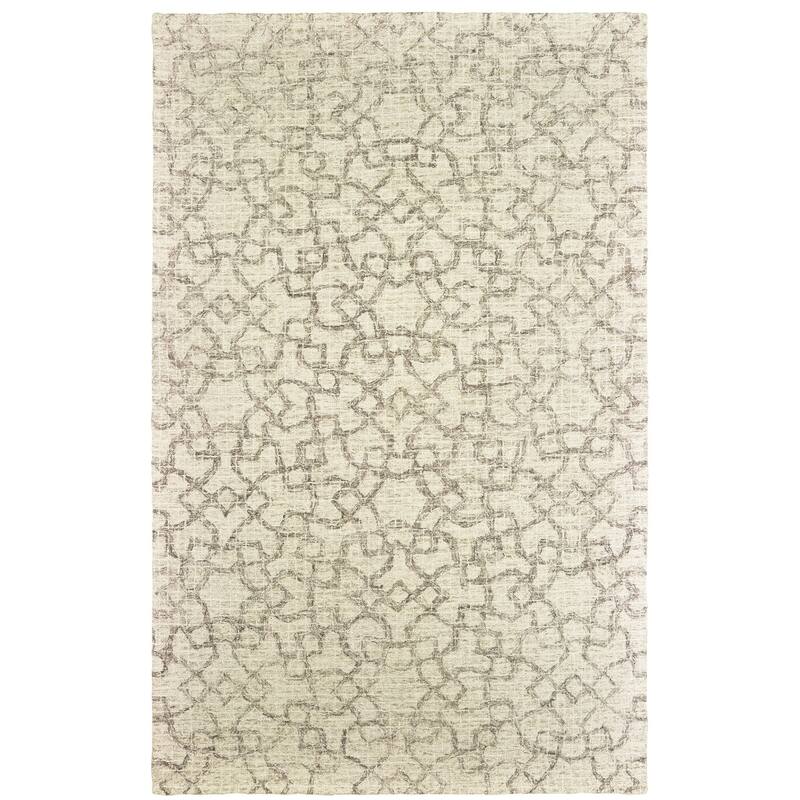 HomeRootsGeometric Transitional Rectangle Area Rug