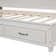 preview thumbnail 12 of 11, Twin Size Relaxation Daybed with Drawers & Sockets & Shelf