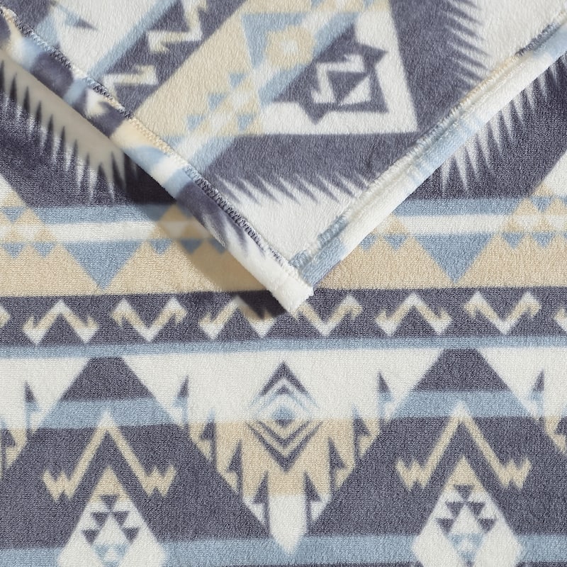 Wrangler Printed Ultra Soft Plush Fleece Throw Blanket