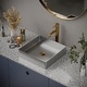 preview thumbnail 8 of 6, Karran Cinox Stainless Steel Square Vessel Sink