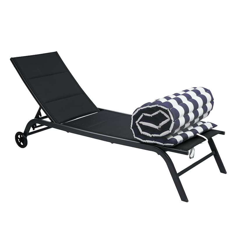 2PCS Outdoor Lounge Chair Cushion