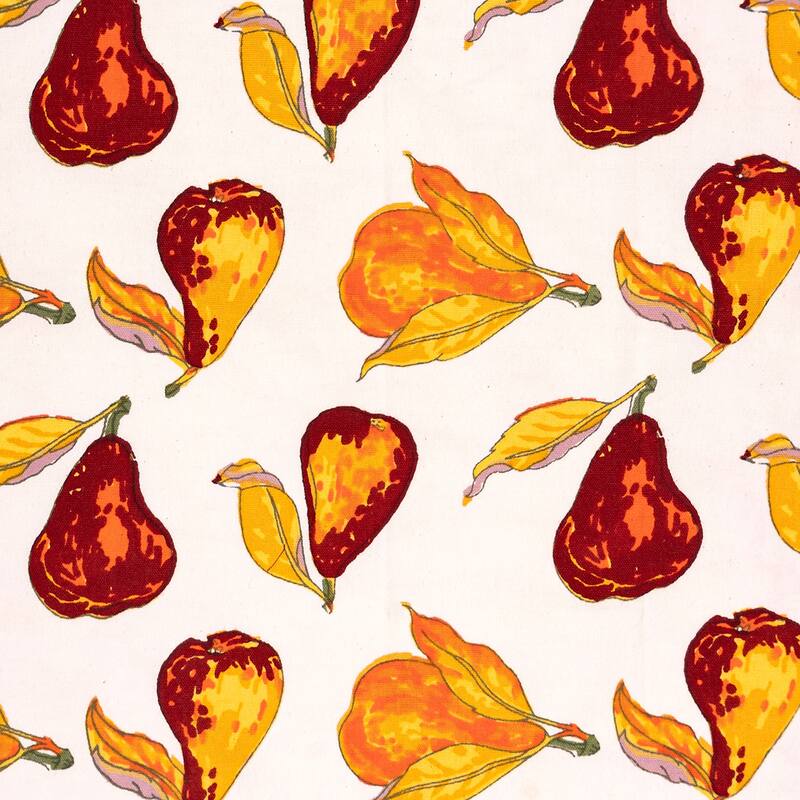 Couleur Nature Orchard Pear Runner - Burgundy