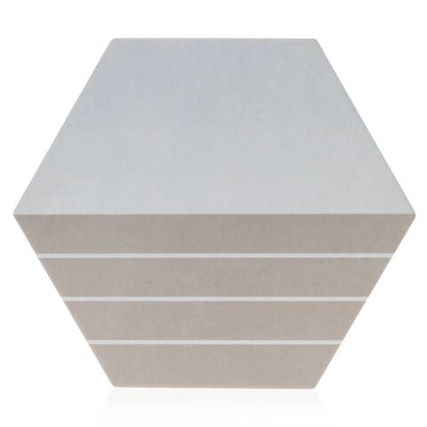 Industry Tile 7x8 Norway Blue Lines Porcelain Floor and Wall Tile (5.04 Sq. ft./18 Pieces per Box)