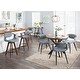 preview thumbnail 12 of 19, Carbon Loft Torkia X-pedestal Industrial Wood and Metal Dinette Table - N/A