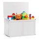 preview thumbnail 8 of 10, Costway Wooden Kids Toy Storage Box Sitting Top Chest Organizer Large