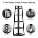 preview thumbnail 21 of 20, 70 inch Tall Corner Shelf, Rustic Ladder Corner Bookshelf Bookcase