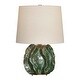 preview thumbnail 4 of 3, Uttermost Guinevere Deep Green Table Lamp - 15"W x 15"D x 21.375"H