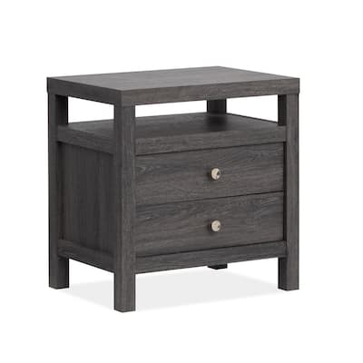 Magnussen Home Merrifield Raisin Black Drawer Nightstand