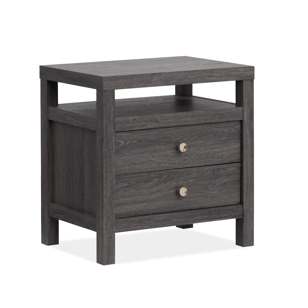 Magnussen Home Merrifield Raisin Black Drawer Nightstand