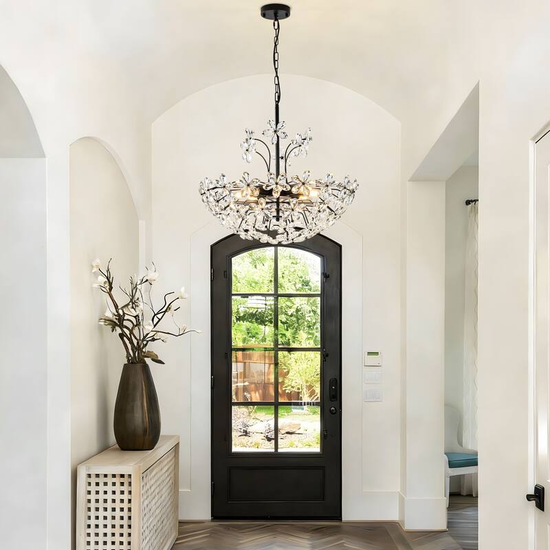 Starsky 8-Light Sputnik Unique / Statement Crystal Chandelier