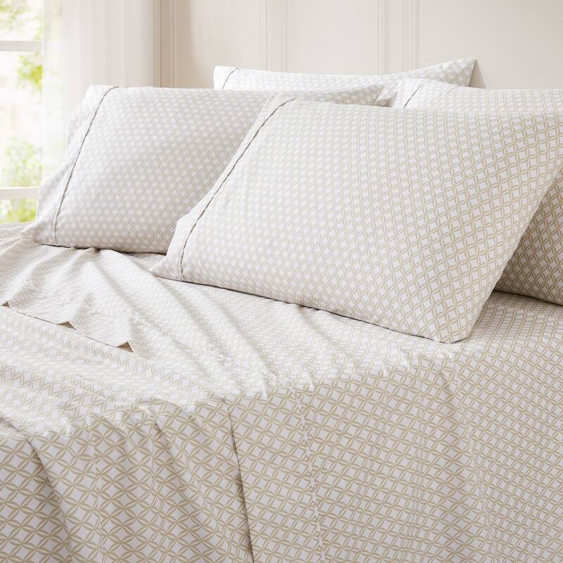 Lush Decor Eternity Neutral Sheet Set