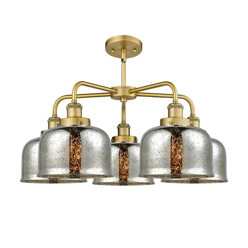 Innovations Lighting Bell - 5 Light 26" Stem Hung Chandelier