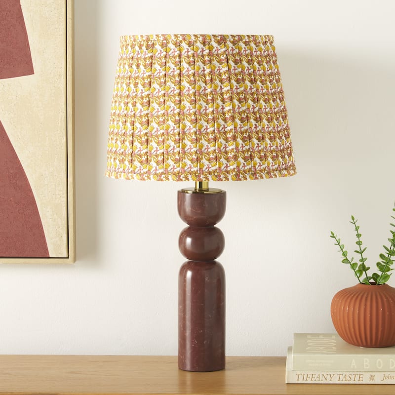 SAFAVIEH Couture Suraya, 24-inch, Marble Table Lamp - 14"W x 14"D x 24"H